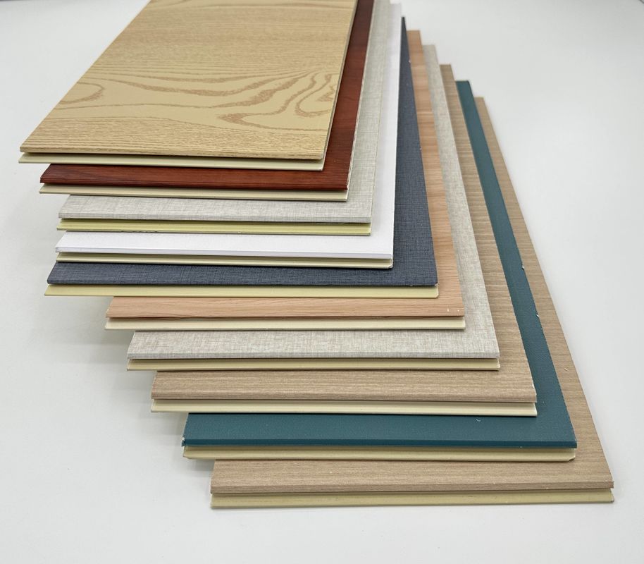 Tablero de madera de bambú de la pared de la fibra de la decoración interior fácil limpiar 5-9m m