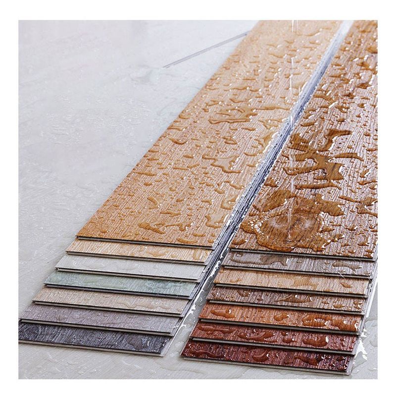 Resistencia de capa ULTRAVIOLETA del envejecimiento de la teja 5m m del vinilo del proceso estadístico del suelo del vinilo del proceso estadístico de la cerradura del tecleo