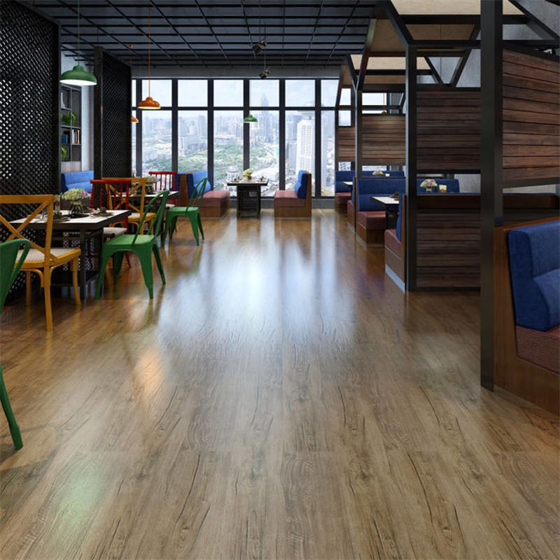 Vinilo del tablón del tecleo del suelo del vinilo del proceso estadístico de Piso Laminado 8m m que suela la capa ULTRAVIOLETA