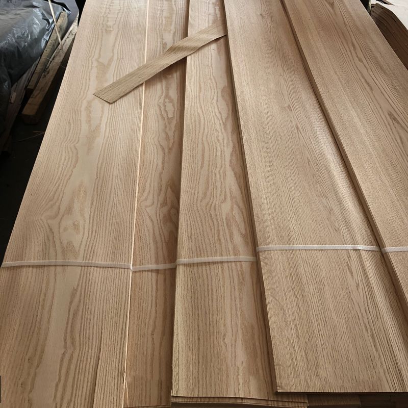 la chapa del roble rojo de 0.45m m 0.5m m 1m m cubre el corte cortado de madera de la hoja de chapa