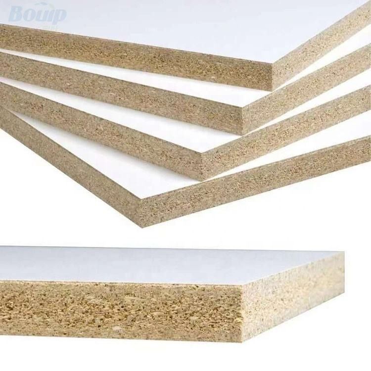 Tablero de partícula blanco a base de madera de la melamina de los paneles 18m m de la decoración interior