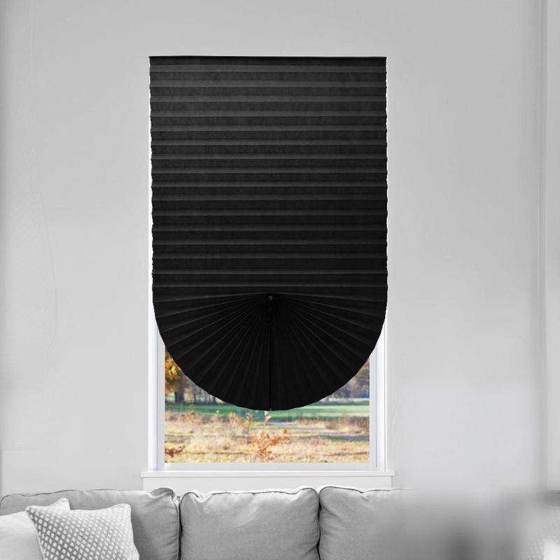 La cortina sin cuerda portátil ultravioleta anti ciega las cortinas plisadas del apagón mini