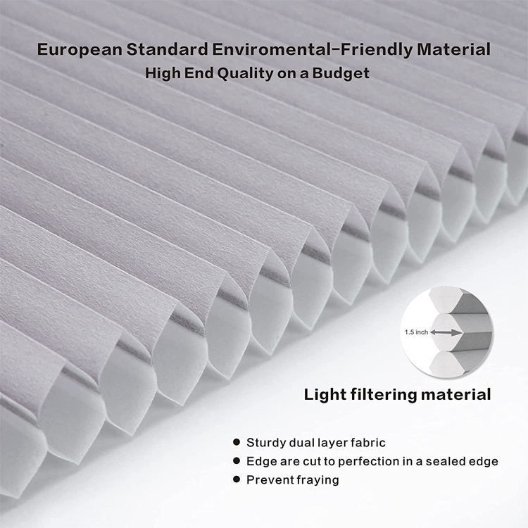 El panal de filtración ligero de la noche del día ciega la sombra celular sin cuerda del hotel