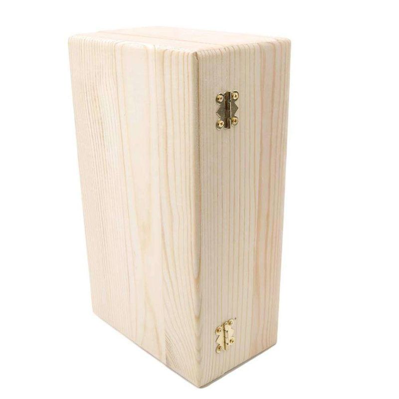 El vintage del recuerdo del festival articuló multifuncional inacabado Lidded de la caja de madera