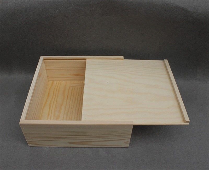 Caja de madera Lidded desprendible del cuadrado para el almacenamiento seco los 41*31*24cm de la fruta