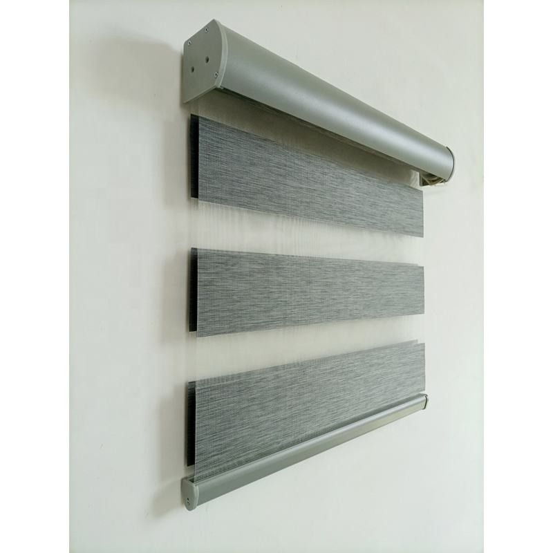 La cortina sin cuerda de la prueba ULTRAVIOLETA ciega día y noche al peso ligero de las persianas de ventana