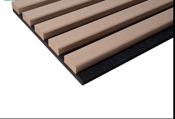 El estilo de 21 mm interior Wpc panel de pared de madera MDF base de pizarra acústica con núcleo de PET