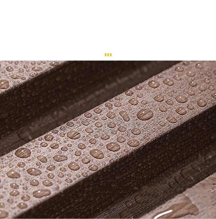 Panel de techo revestido de PVC Fibra de bambú Art Louver Paneles de fondo WPC Panel de pizarra flotante