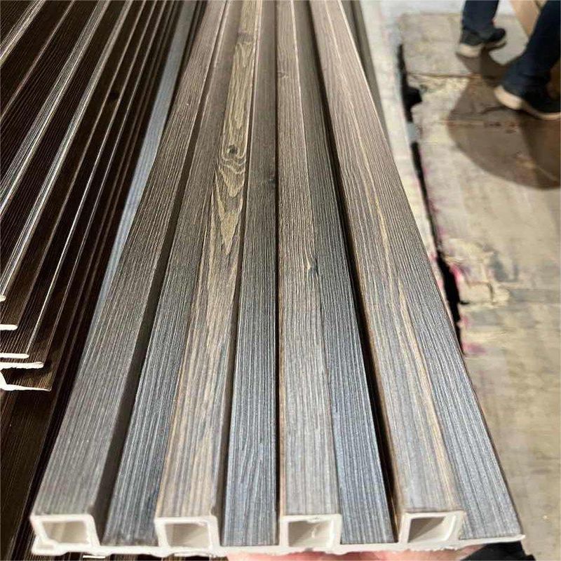 Panel de pared de WPC de colores Decoraciones de pared Interior Fácil instalación Revestimiento de pared de WPC anti arañazos