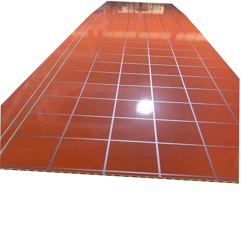 Colorido de flores rayas luz verde de roca Pvc Spc panel de pared impermeable Decoración para el interior SPC Click Tablero de pared