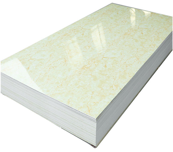 Fácil de instalar Marmol look SPC de lujo plástico resistente al desgaste pared y suelo baldosas de interior Nuevo producto en China