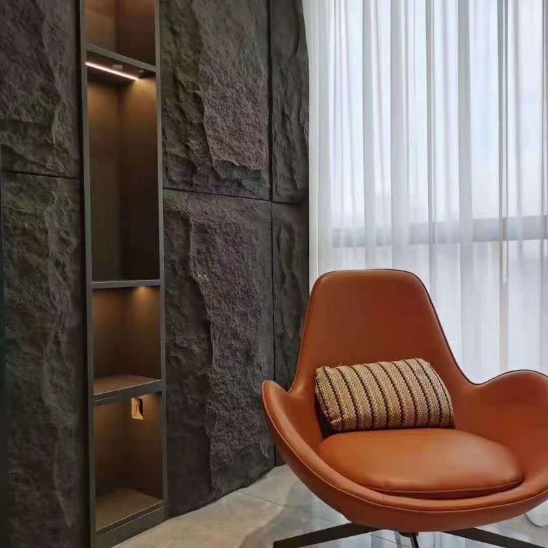 Venta caliente Piedra cultural de PU artificial para decoración exterior Paneles de pared de cuero falso Piedra ligera