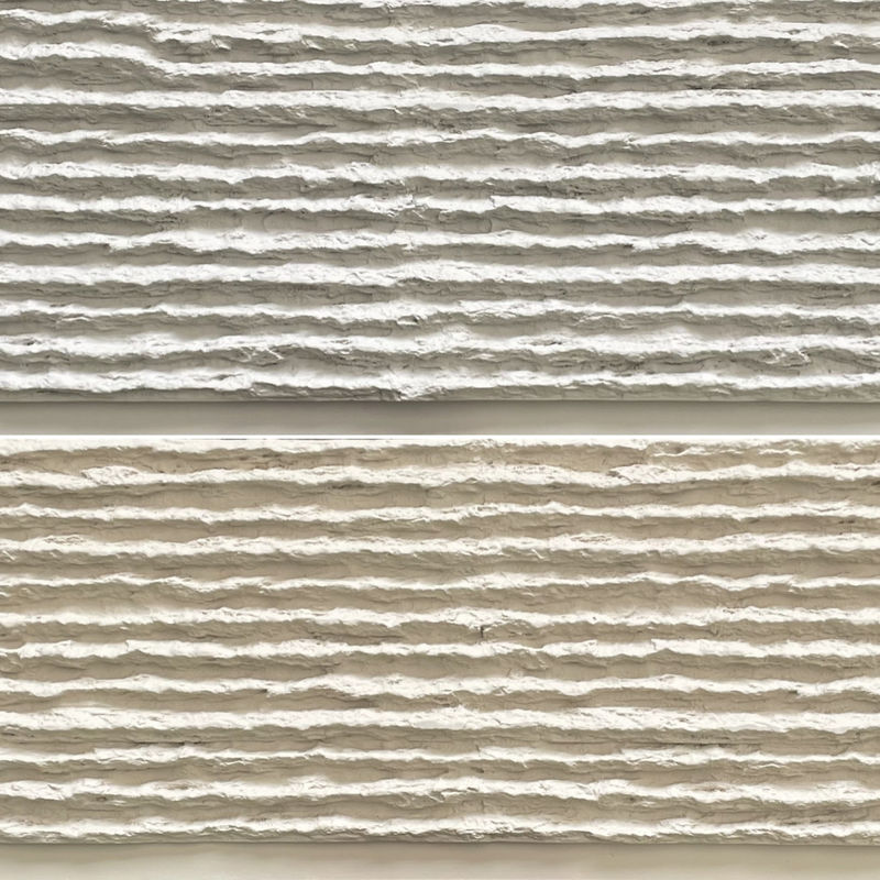 Plata de chapa de chapa de piedra artificial de poliuretano de piedra para revestimiento de paredes exteriores e interiores