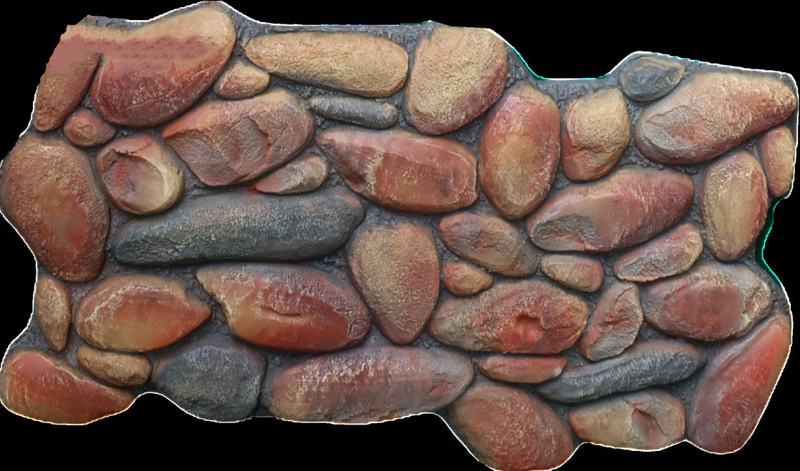 Plata de chapa de chapa de piedra artificial de poliuretano de piedra para revestimiento de paredes exteriores e interiores