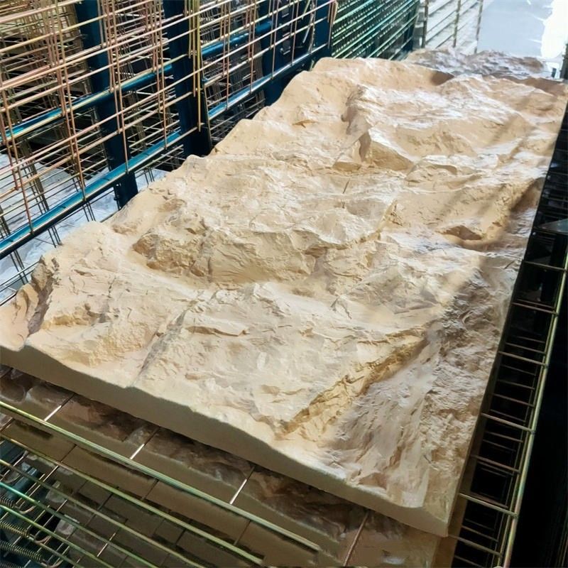 Pared interior y exterior Panel de piedra de PU Panel de piedra artificial de piedra