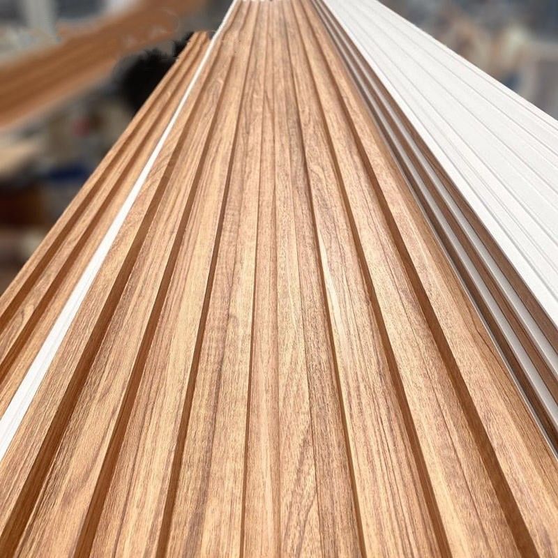 Fabrica de decoración de interiores revestimiento de PVC revestimiento de la pared tablero de WPC interior panel de pared flotado