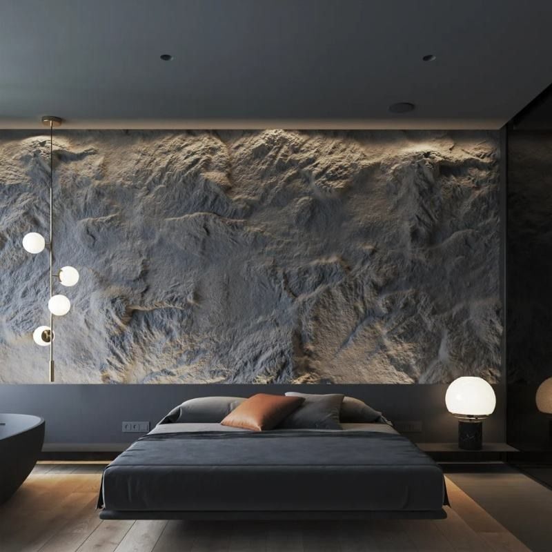 Precio de fábrica Piedra de cultivo artificial PU Piedra de espuma para decoración de paredes PU Panel de pared 3D