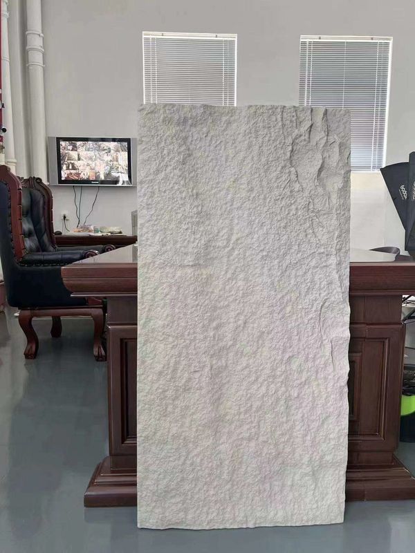 3D Art Wholesale Interior Exterior PU Piedra Poliuretano Piedra Artificial Revestida con Panel de Pared