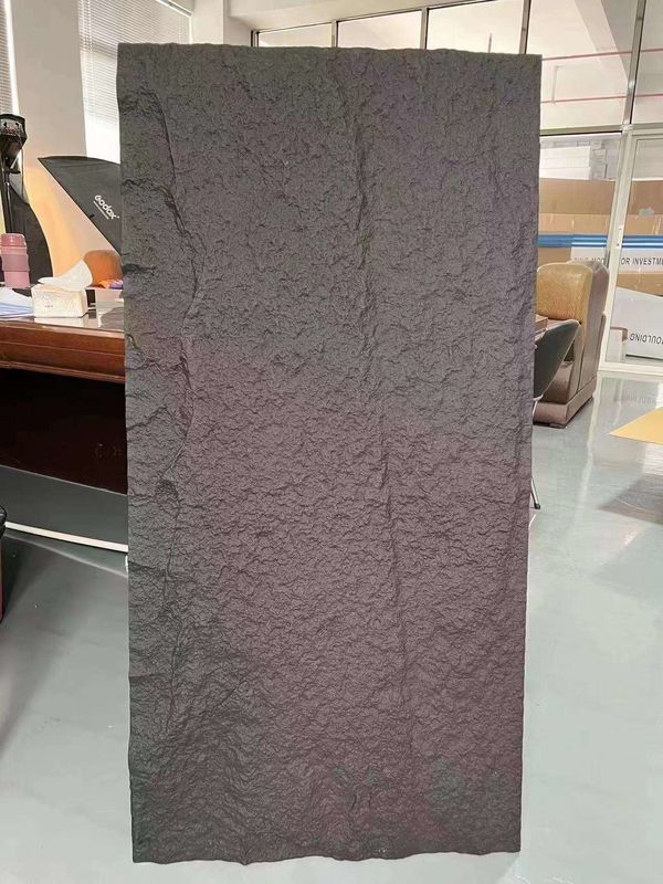 3D Art Wholesale Interior Exterior PU Piedra Poliuretano Piedra Artificial Revestida con Panel de Pared