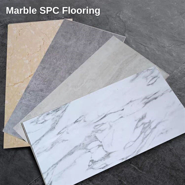 Interiores impermeable 4 mm de madera de grano de núcleo rígido de PVC de plástico de tablón de bloqueo de interconexión de bloqueo de clic Spc piso de vinilo