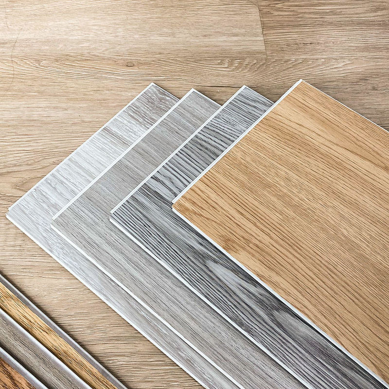 Material ecológico azulejos de madera resistentes al fuego piso clic PVC piso de vinilo piso de PVC para interiores