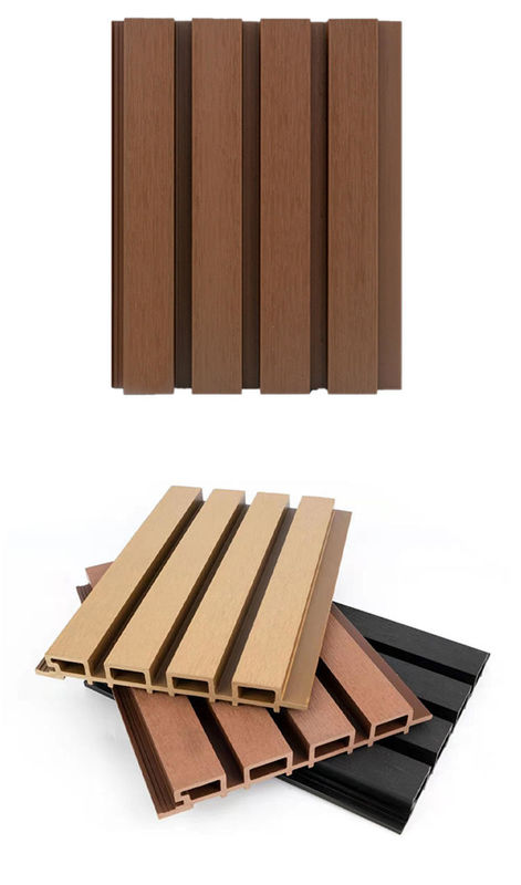 Ventas directas de fábrica Panel de pared exterior de alta calidad Coextrusión impermeable Wpc Revestimiento de pared para decoración de paredes exteriores
