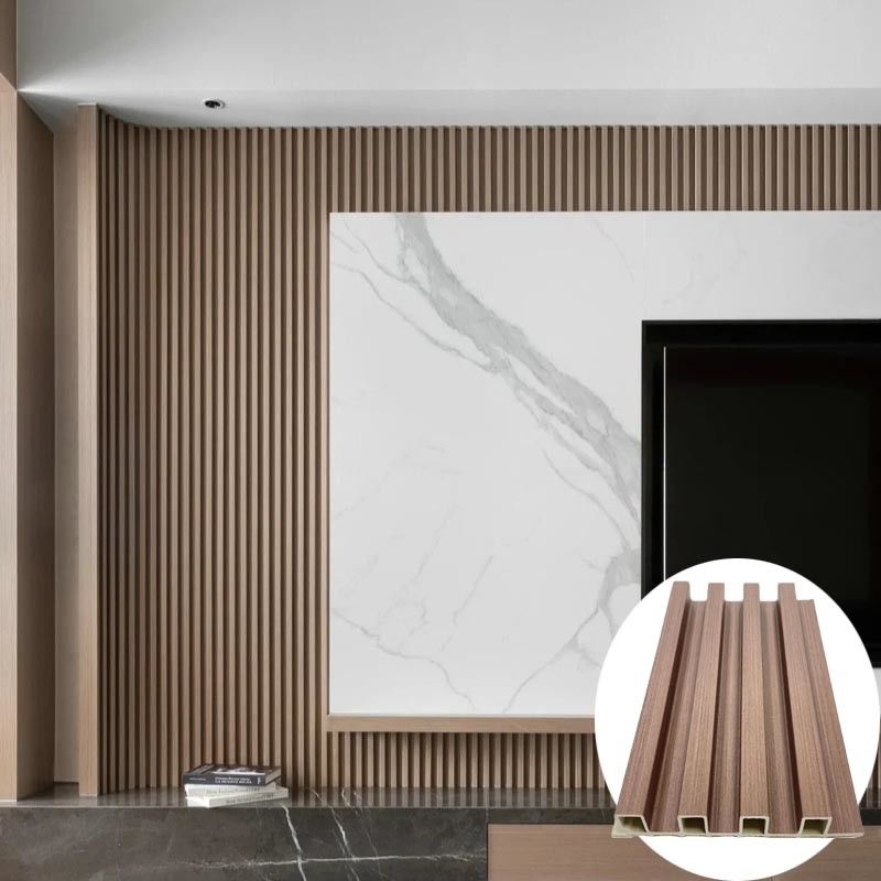 Hermosa hoja de WPC de alta calidad para paneles interiores de pared decorativa