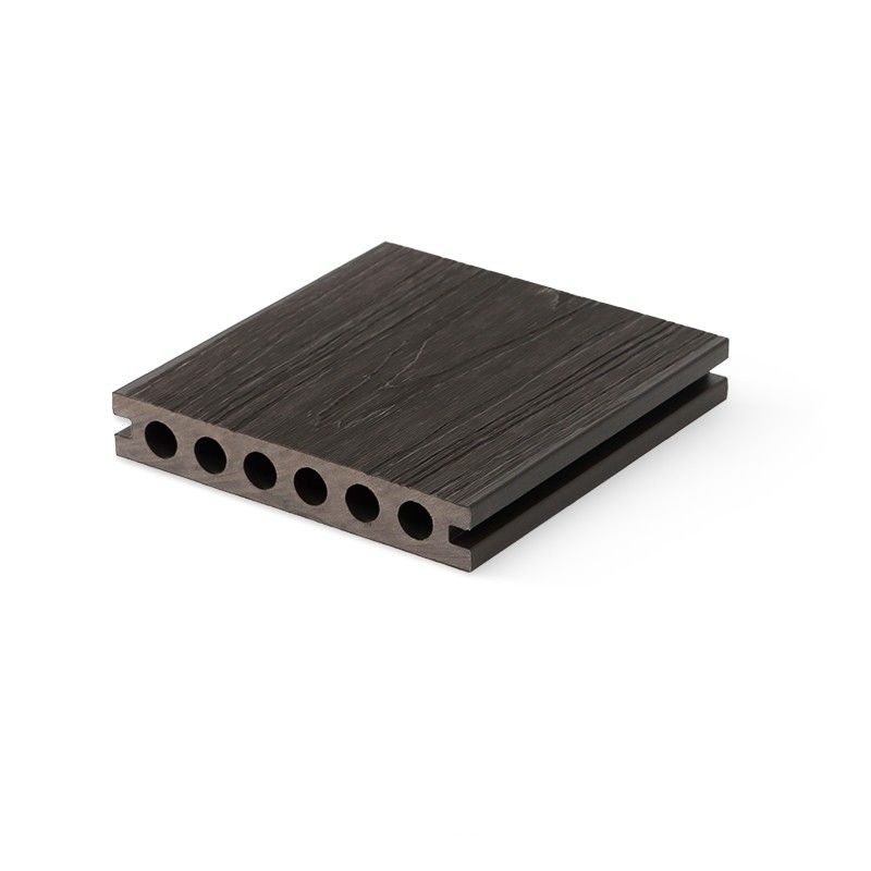 Piso exterior de madera de grano de madera WPC de madera de plástico compuesto de co-extrusión