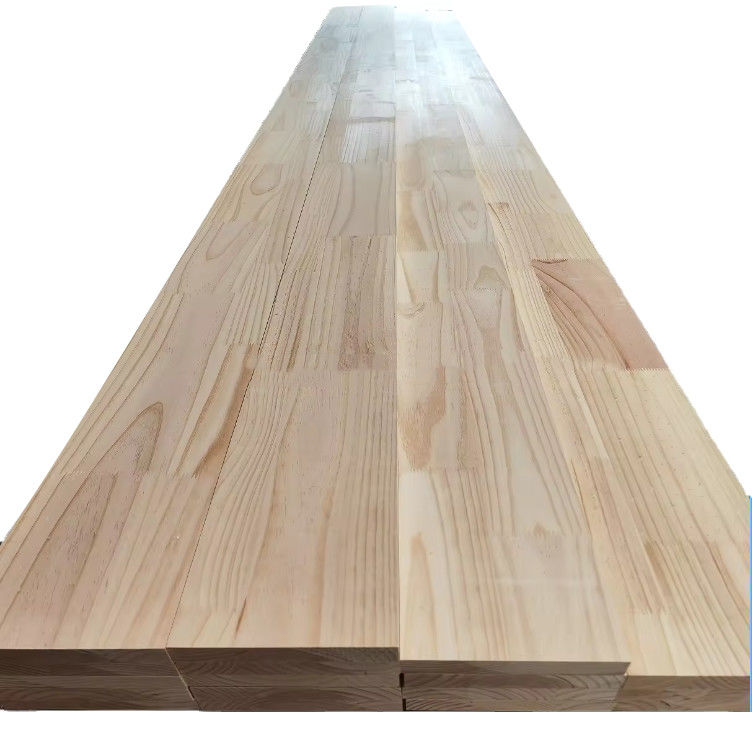 Mejor suministro de madera decorativa Produce madera sólida madera de pino madera paneles de pared de madera de pino Dedo unido paneles