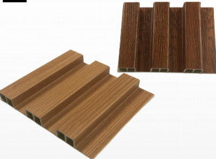 Precio de fábrica Interiores impermeables a prueba de agua Leña de pared compuesta de madera Exteriores paneles de pared decorativos WPC