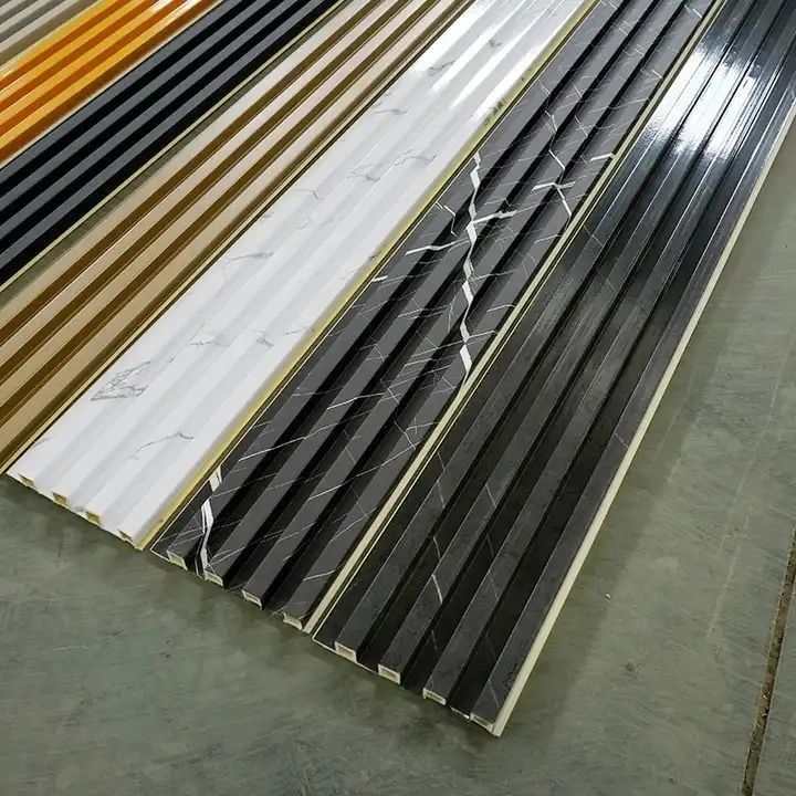 Decoración interior de alta calidad de madera plástica compuesta 3D impermeable Wpc revestimiento de pared exterior