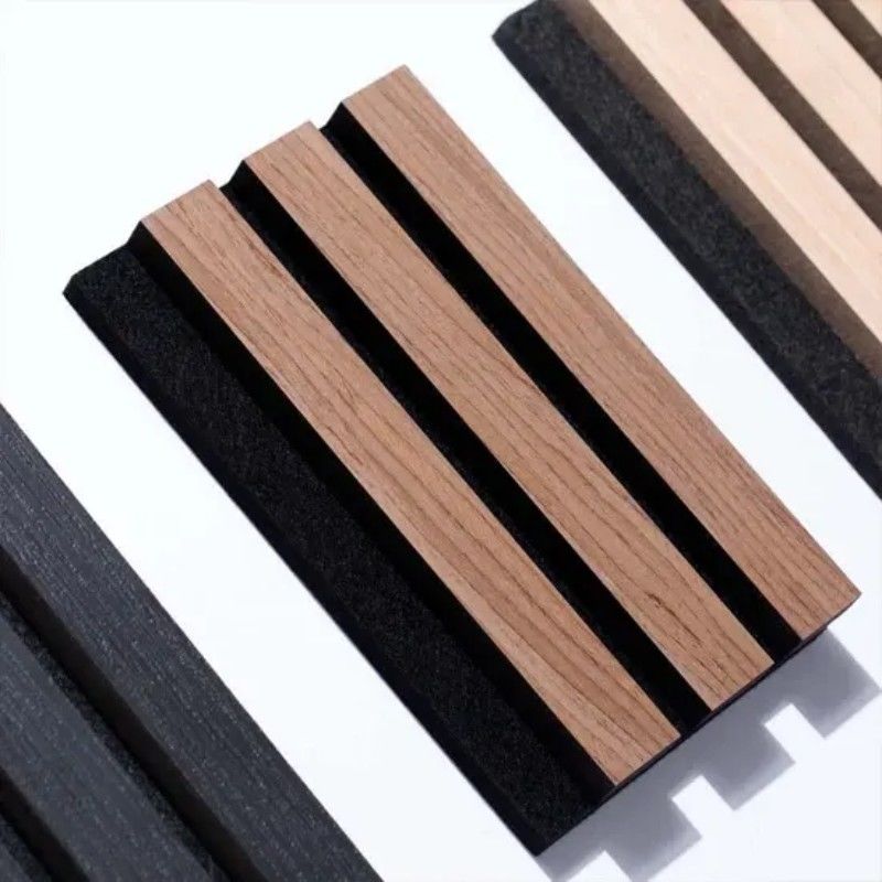 Moderno interior insonorizado de madera compuesta pizarras de pared paneles de absorción de sonido acústico para la absorción de sonido en apartamentos oficina