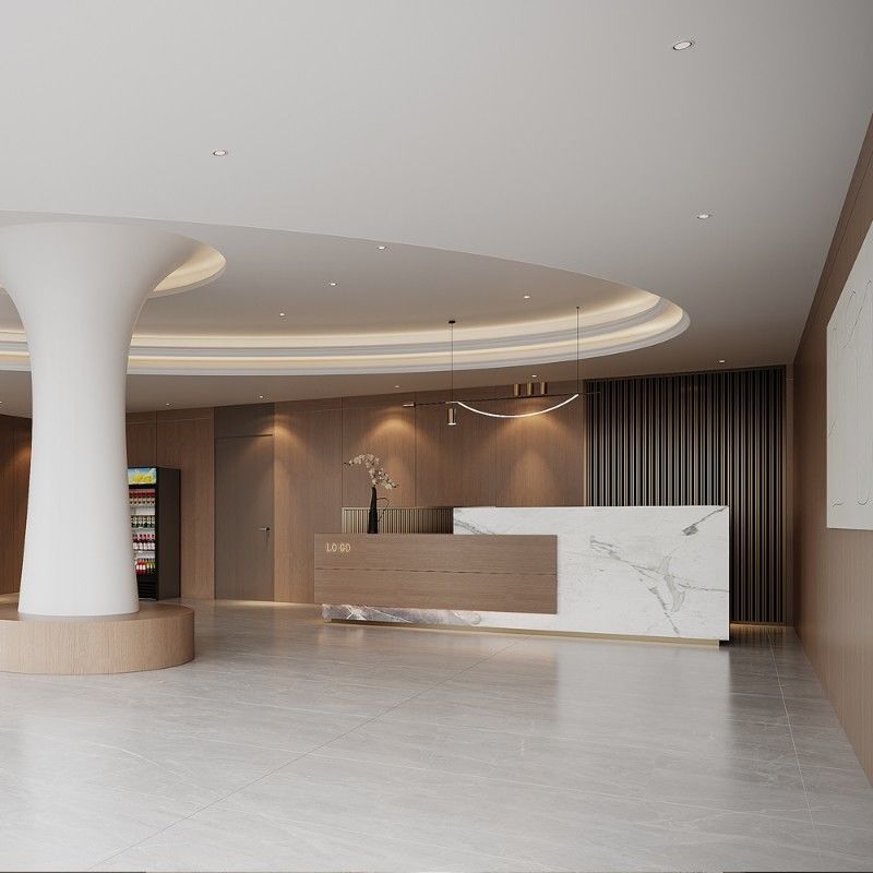 Panel de pared de PVC a prueba de fuego para oficina de apartamento