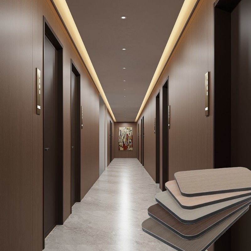 Panel de pared de PVC a prueba de fuego para oficina de apartamento