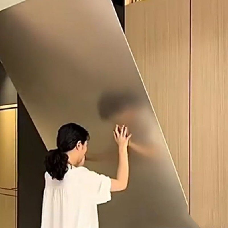 Venta caliente Panel de pared interior de metal personalizado para decoración de interiores Veneer de madera de bambú de carbón