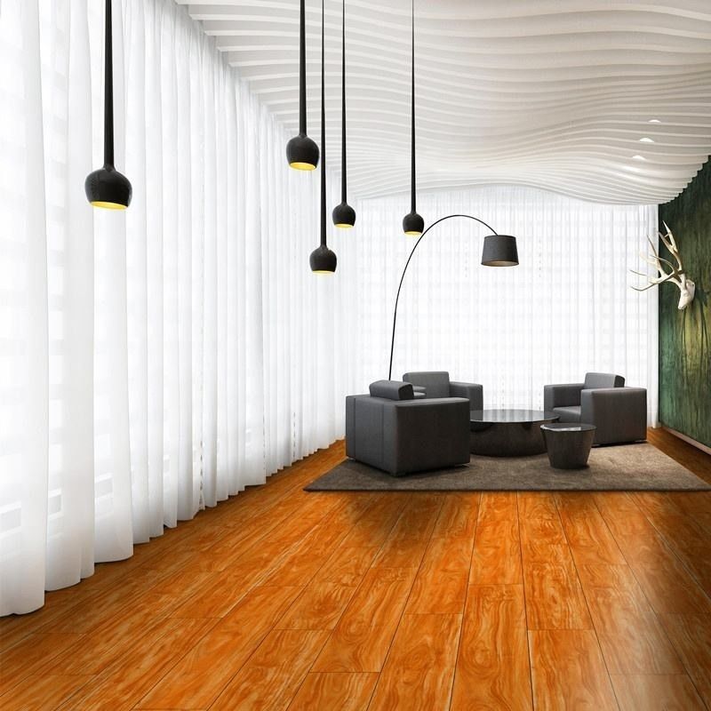 Diseño moderno SPC Clique Planca piso de vinilo antiderrapante resistente al desgaste para el hogar / oficina / hotel