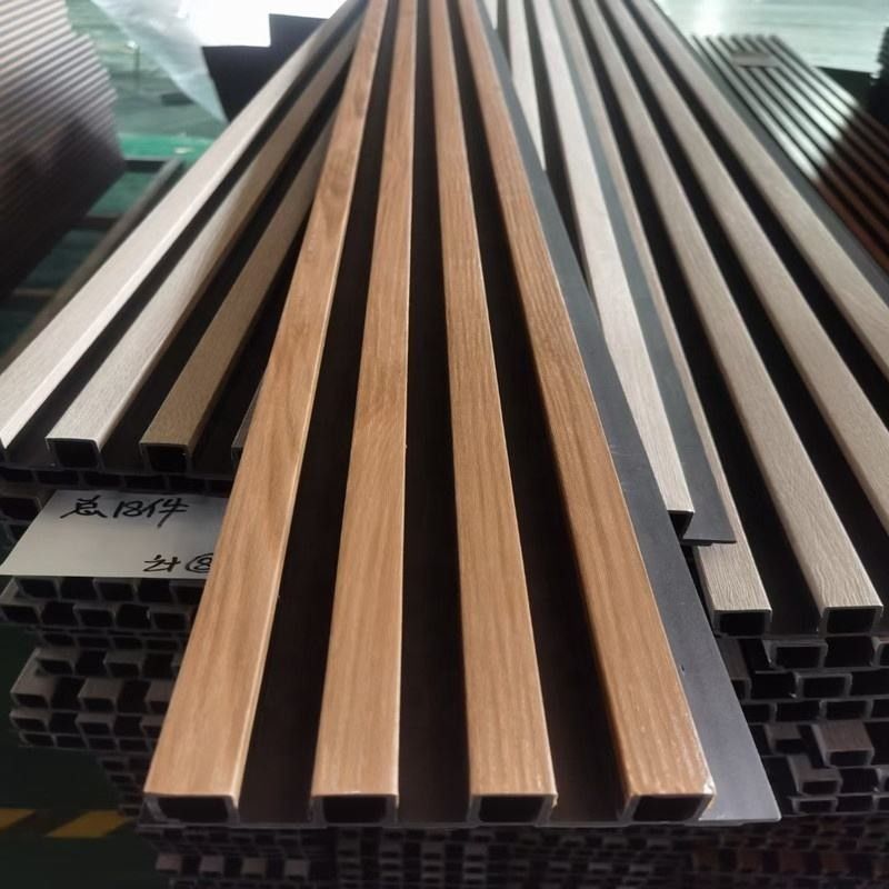 Panel de pared WPC decorativo para pared interior de casa con pizarra y función impermeable