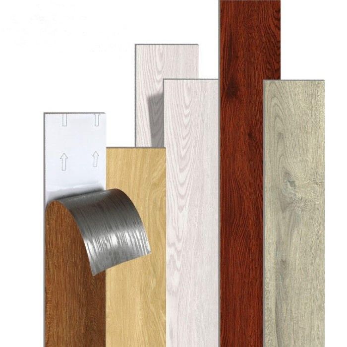 Autoadhesivo impermeable Pvc piso Stick DIY piso de vinilo para la decoración interior en edificios de oficinas