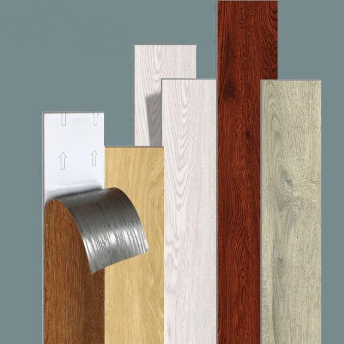 Autoadhesivo impermeable Pvc piso Stick DIY piso de vinilo para la decoración interior en edificios de oficinas
