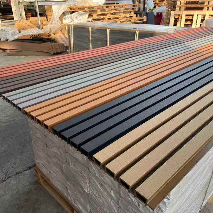 Paneles de coextrusión exterior Paneles de pared de decoración interior de PVC Revestimiento de pared compuesto WPC impermeable