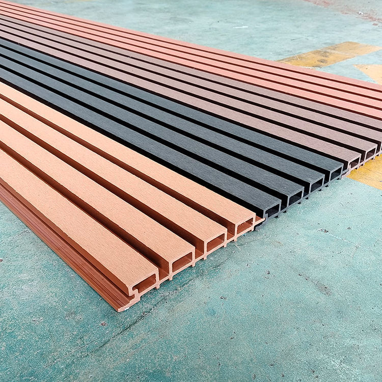 Paneles de coextrusión exterior Paneles de pared de decoración interior de PVC Revestimiento de pared compuesto WPC impermeable