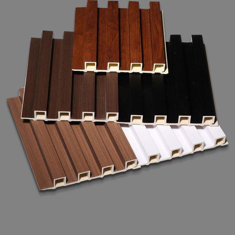 Mejore sus interiores de casa con estilo con paneles de pared modernos de PVC UV WPC: los mejores diseños de paneles de pared de interior de WPC con flauta