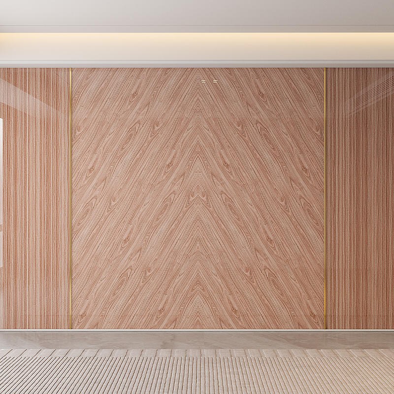 Panel de chapa de madera de carbón de bambú directo de fábrica Tablero de pared de fibra de carbón de bambú Mármol y carbón de bambú