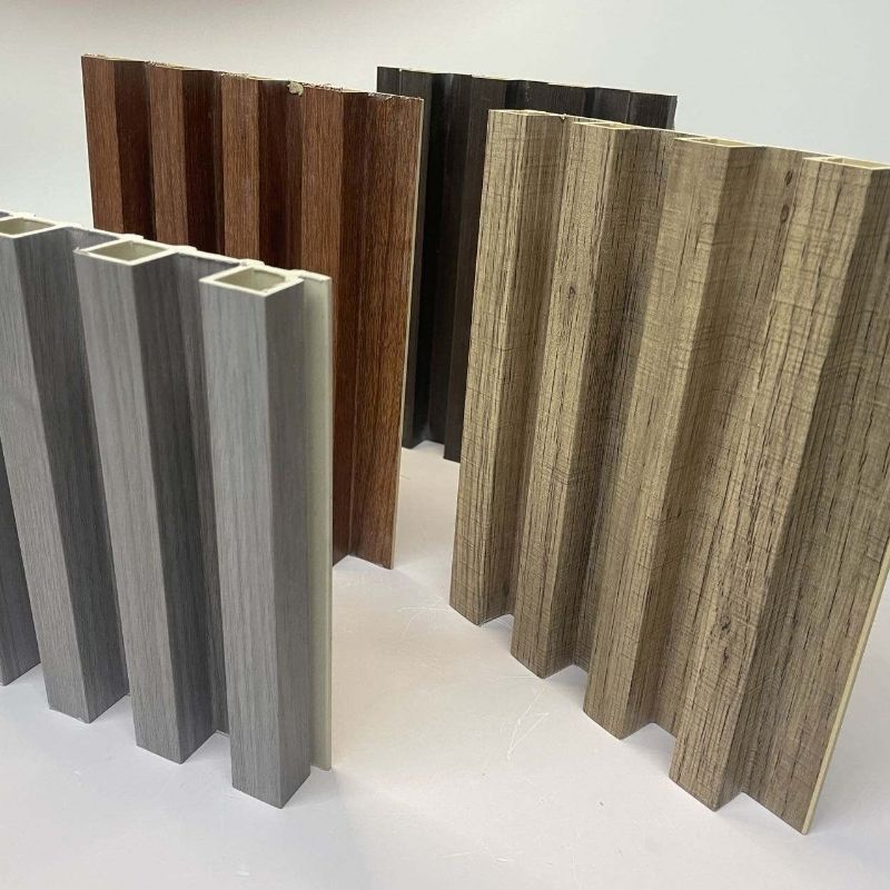 Vendedor mayorista cuadrado hueco de buena calidad panel de pared Wpc interior de alta resistencia fácil de instalar