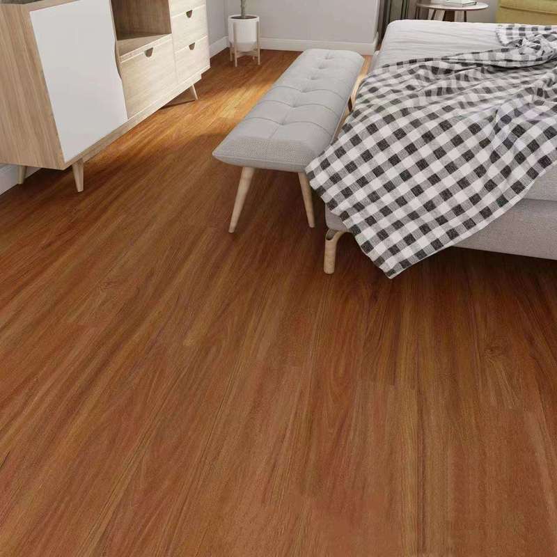 Piso SPC 4mm Inoxidable de madera de grano de vinilo pisos de bloqueo de clic para decoración del hogar