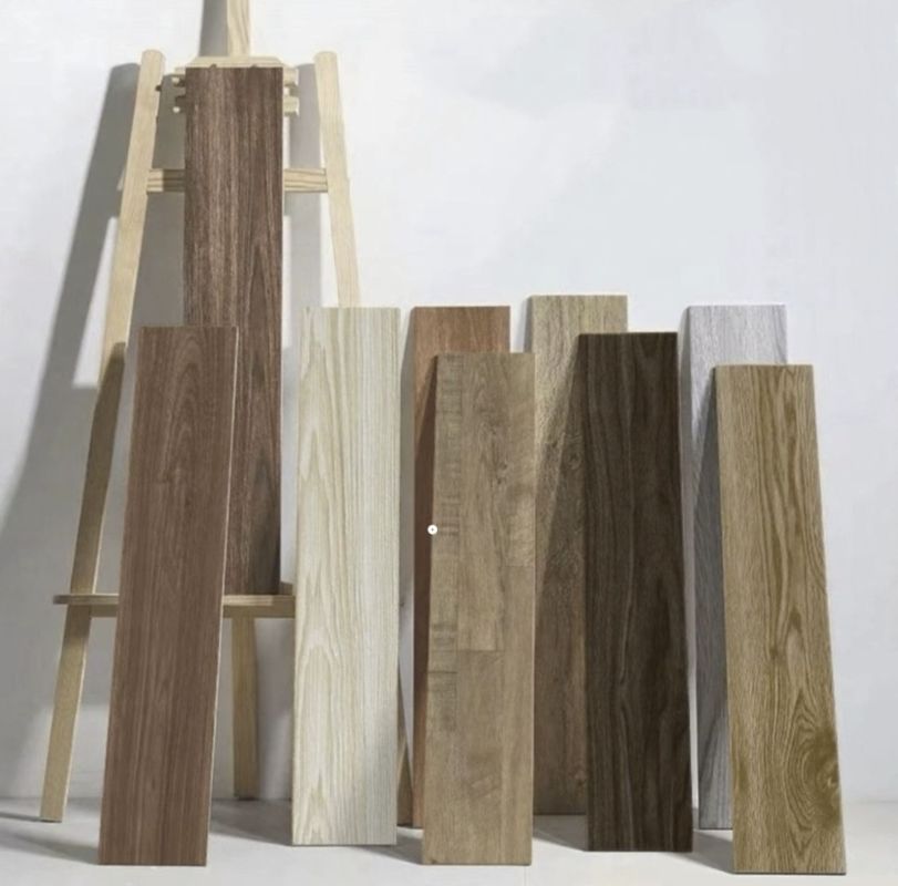 Piso SPC 4mm Inoxidable de madera de grano de vinilo pisos de bloqueo de clic para decoración del hogar