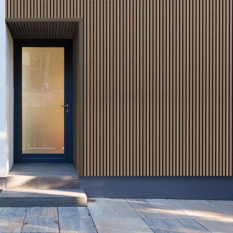 Revestimiento de pared de alta calidad Wpc exterior exterior compuesto Panel de revestimiento de pared de Wpc exterior revestimiento de pared de Wpc exterior