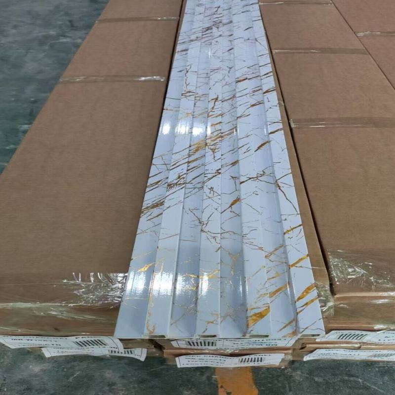 Panel de pared compuesto de madera y plástico WPC moderno para interiores de baño, alternativa al PVC