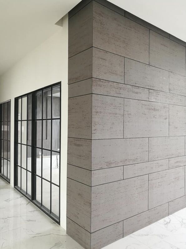 Hojas de travertino flexibles 3d panel de piedra de travertino revestimiento flexible Ms travertino ladrillos exteriores flexibles