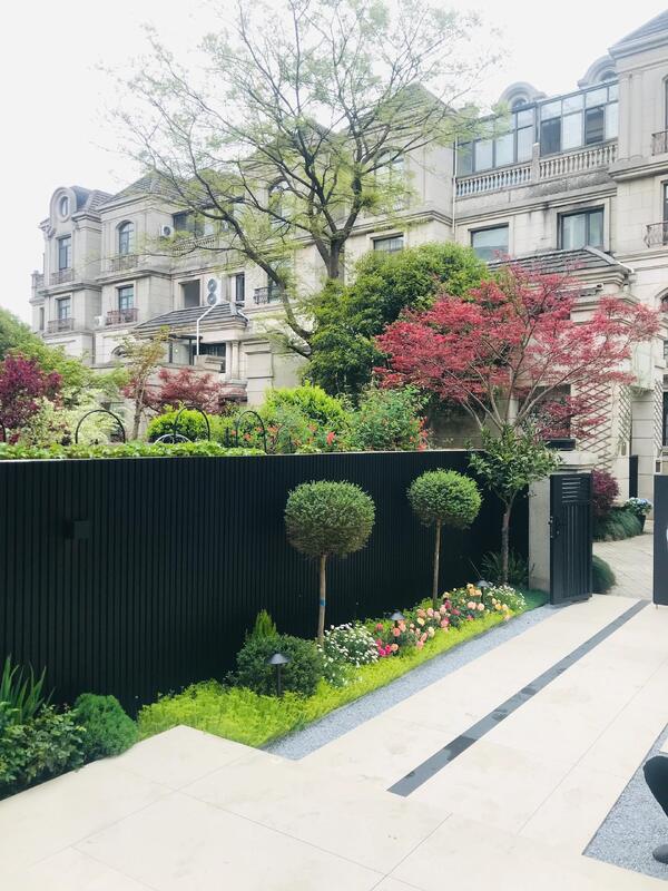 Panel de fachada WPC moderno Revestimiento exterior Panel de pared Revestimiento de pared Wpc para hotel